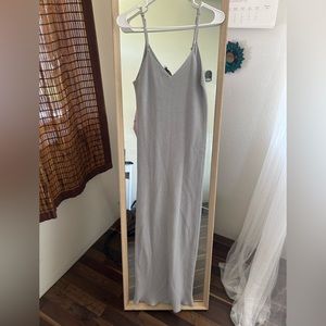 Knitted king grey dress
